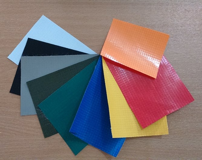 TERPAULIN SAMPLE WARNA  Terpal-terpal dan bahan 