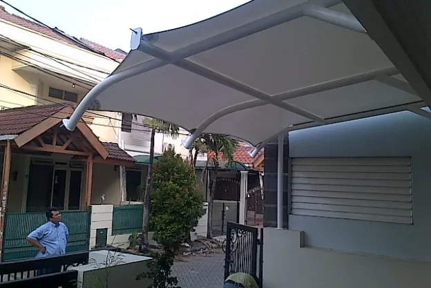 TENDA MEMBRANE MEMBRANE CANOPY RUMAH MERUYA KEBON JERUK 1 membrane_meruya